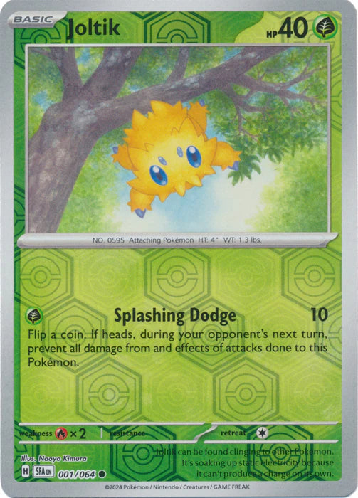 Joltik 001/064 (Scarlet & Violet: Shrouded Fable) Common - Reverse Holo