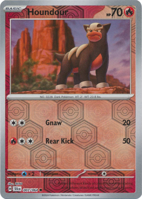 Houndour 007/064 (Scarlet & Violet: Shrouded Fable) Common - Reverse Holo