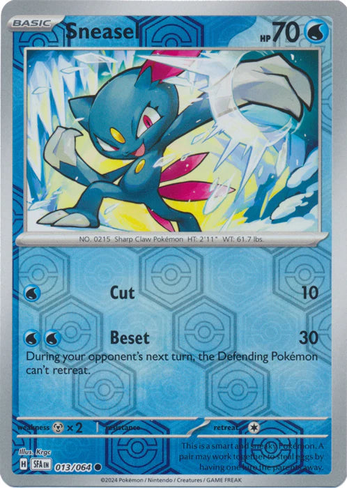 Sneasel 013/064 (Scarlet & Violet: Shrouded Fable) Common - Reverse Holo