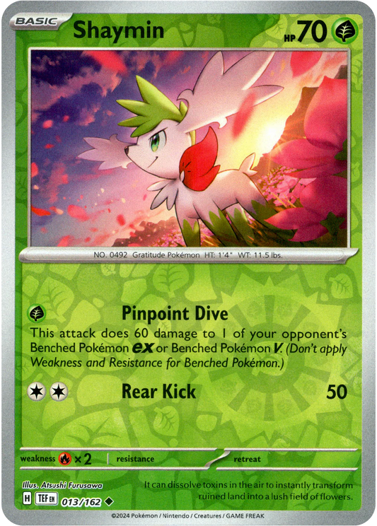 Shaymin 013/162 (Scarlet & Violet: Temporal Forces) Uncommon - Reverse Holo