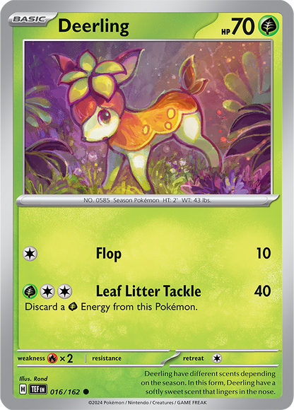 Deerling 016/162 (Scarlet & Violet: Temporal Forces) Common