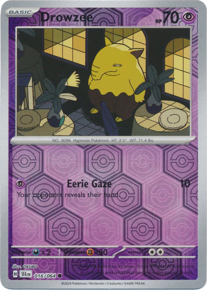 Drowzee 016/064 (Scarlet & Violet: Shrouded Fable) Common - Reverse Holo