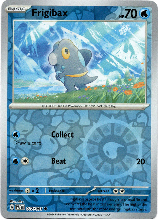 Frigibax 017/091 (Scarlet & Violet: Paldean Fates) Common - Reverse Holo