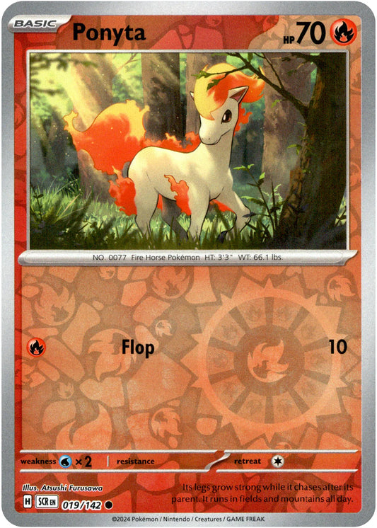 Ponyta - 019/142 (Scarlet & Violet: Stellar Crown) Common - Reverse Holo