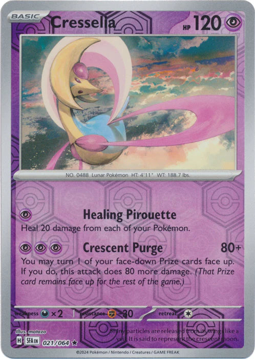 Cresselia 021/064 (Scarlet & Violet: Shrouded Fable) Rare - Reverse Holo