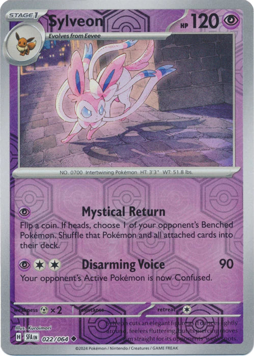 Sylveon 022/064 (Scarlet & Violet: Shrouded Fable) Uncommon - Reverse Holo