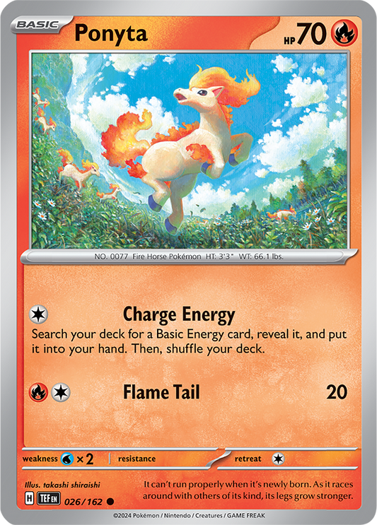 Ponyta 026/162 (Scarlet & Violet: Temporal Forces) Common