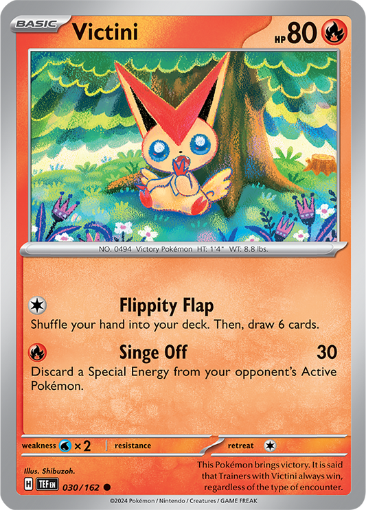 Victini 030/162 (Scarlet & Violet: Temporal Forces) Common