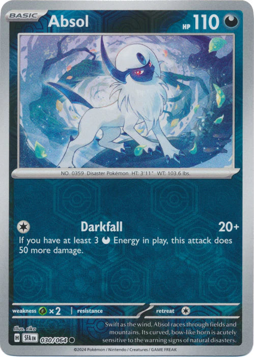 Absol 030/064 (Scarlet & Violet: Shrouded Fable) Common - Reverse Holo