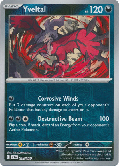 Yveltal 035/064 (Scarlet & Violet: Shrouded Fable) Uncommon - Reverse Holo