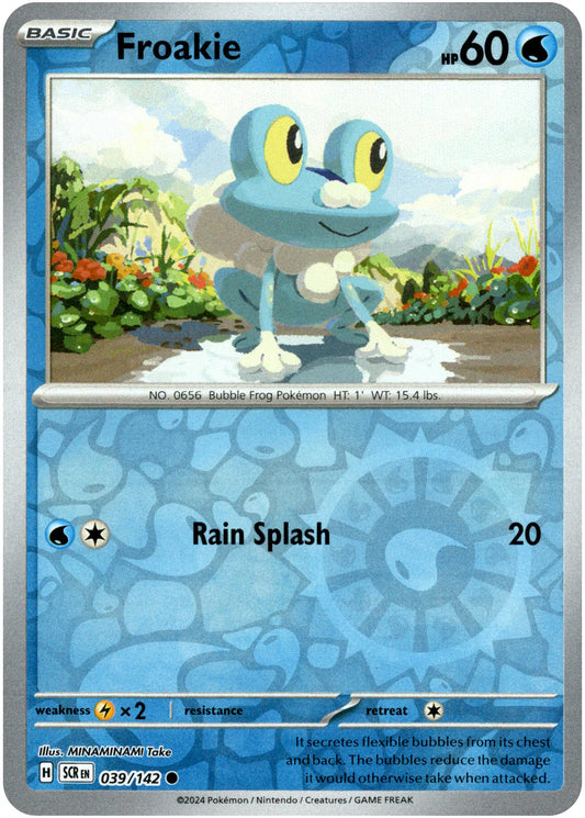 Froakie - 039/142 (Scarlet & Violet: Stellar Crown) Common - Reverse Holo