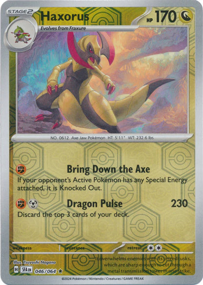 Haxorus 046/064 (Scarlet & Violet: Shrouded Fable) Rare - Reverse Holo