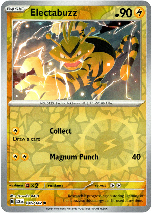 Electabuzz - 046/142 (Scarlet & Violet: Stellar Crown) Common - Reverse Holo