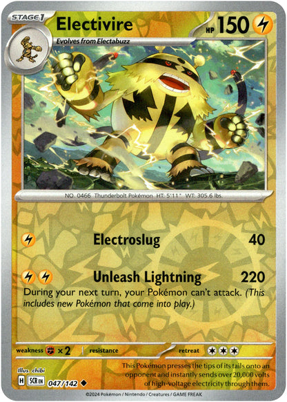 Electivire - 047/142 (Scarlet & Violet: Stellar Crown) Uncommon - Reverse Holo