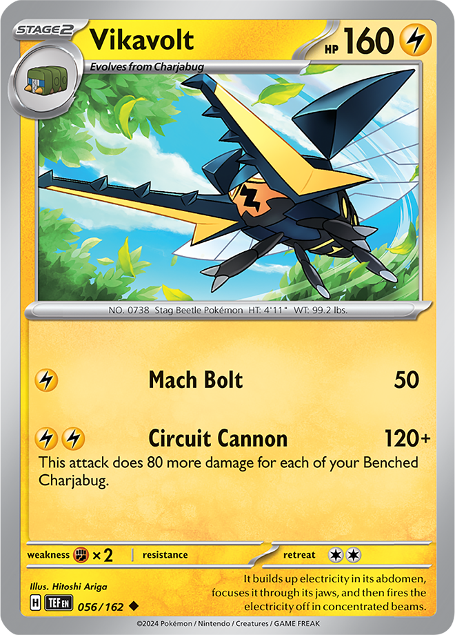 Vikavolt 056/162 (Scarlet & Violet: Temporal Forces) Uncommon