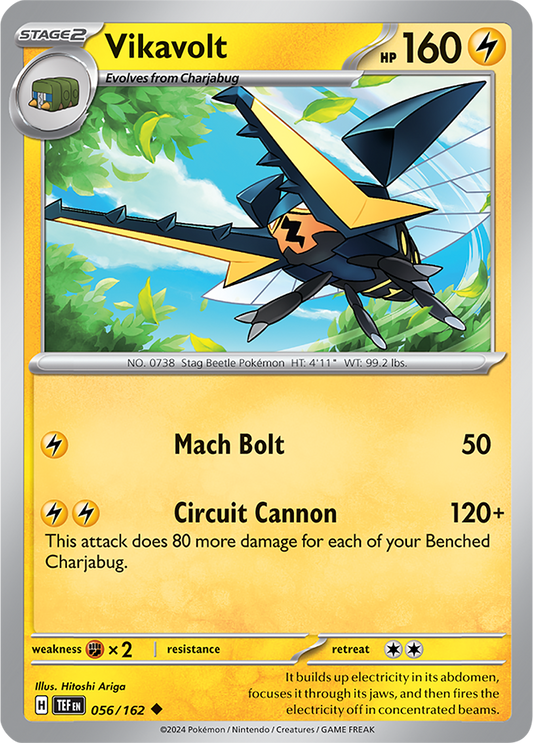 Vikavolt 056/162 (Scarlet & Violet: Temporal Forces) Uncommon