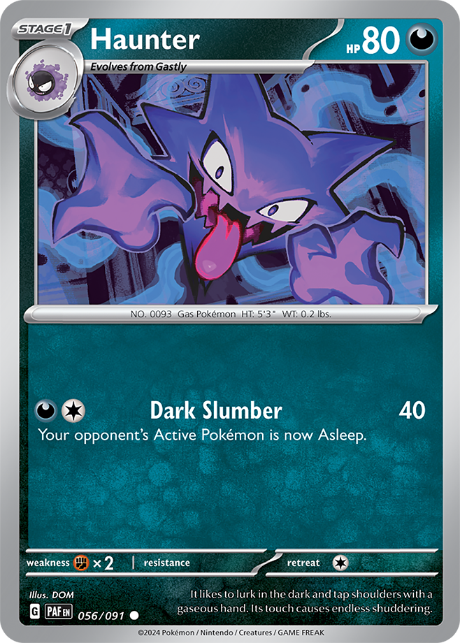 Haunter 056/091 (Scarlet & Violet: Paldean Fates) Common