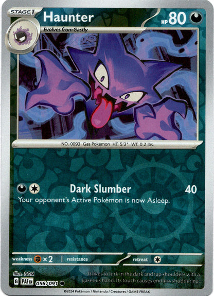 Haunter 056/091 (Scarlet & Violet: Paldean Fates) Common - Reverse Holo