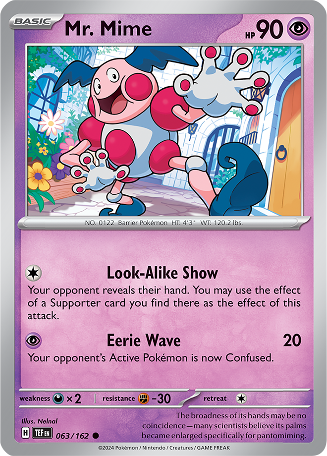 Mr. Mime 063/162 (Scarlet & Violet: Temporal Forces) Common