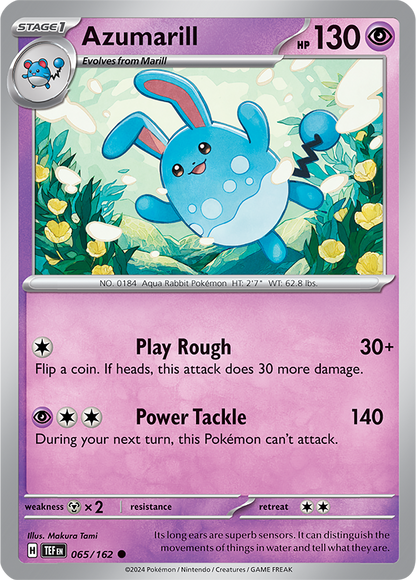 Azumarill 065/162 (Scarlet & Violet: Temporal Forces) Common