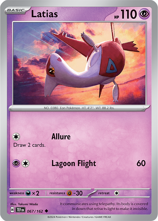 Latias 067/162 (Scarlet & Violet: Temporal Forces) Uncommon