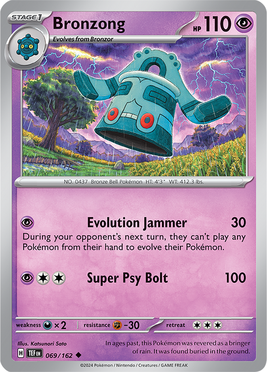 Bronzong 069/162 (Scarlet & Violet: Temporal Forces) Uncommon