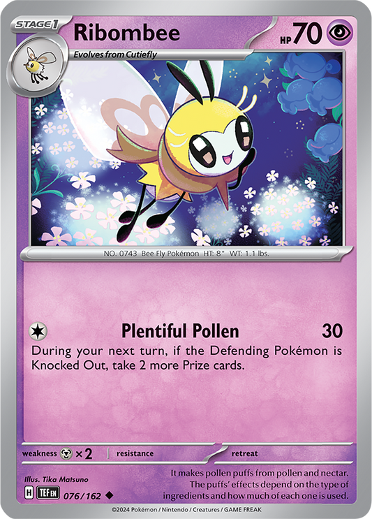 Ribombee 076/162 (Scarlet & Violet: Temporal Forces) Uncommon