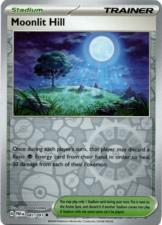 Moonlit Hill 081/091 (Scarlet & Violet: Paldean Fates) Uncommon - Reverse Holo