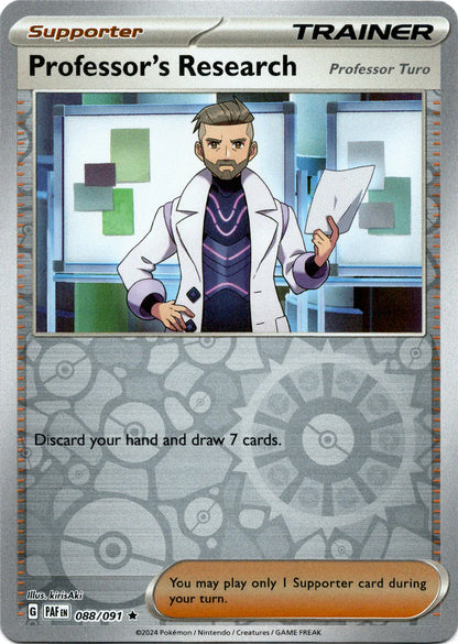 Professor's Research 088/091 (Scarlet & Violet: Paldean Fates) Rare - Reverse Holo