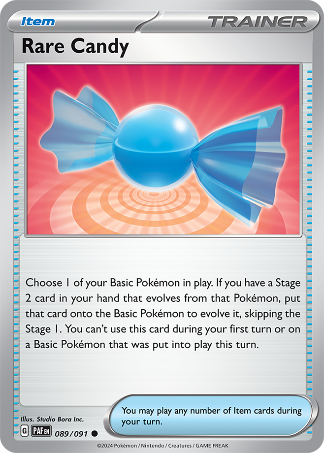 Rare Candy 089/091 (Scarlet & Violet: Paldean Fates) Common