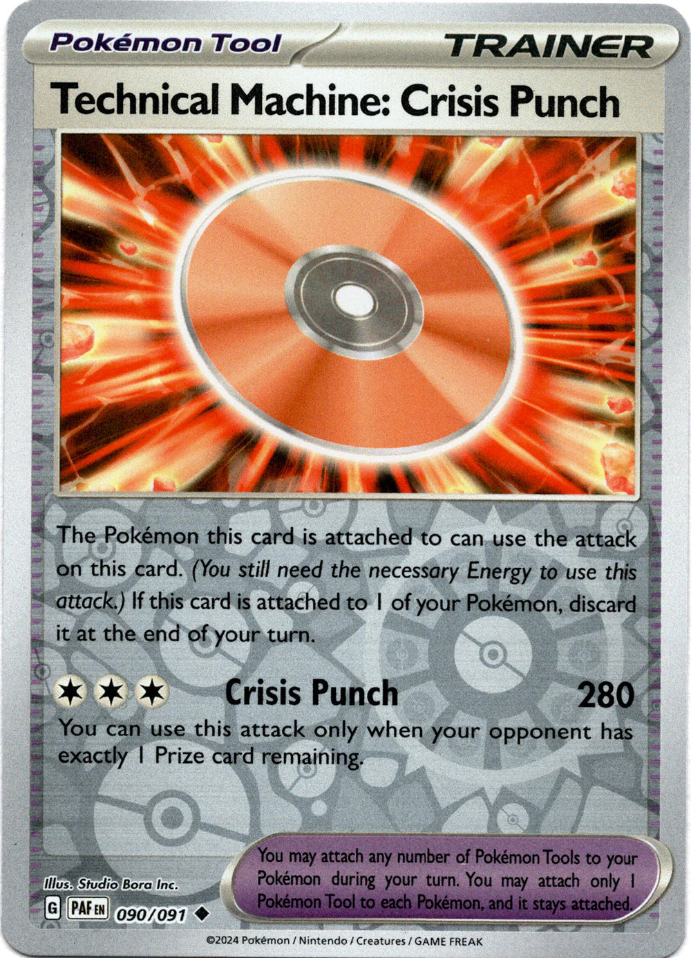 Technical Machine: Crisis Punch 090/091 (Scarlet & Violet: Paldean Fates) Uncommon - Reverse Holo