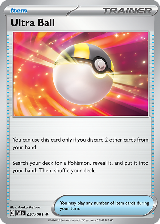 Ultra Ball 091/091 (Scarlet & Violet: Paldean Fates) Uncommon