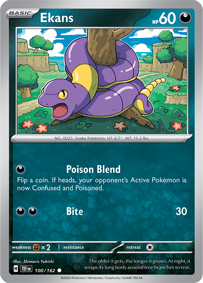 Ekans 100/162 (Scarlet & Violet: Temporal Forces) Common