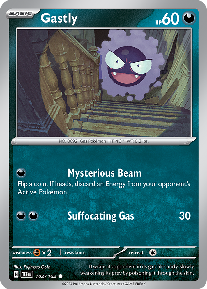 Gastly 102/162 (Scarlet & Violet: Temporal Forces) Common