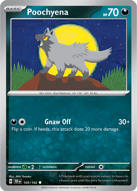 Poochyena 105/162 (Scarlet & Violet: Temporal Forces) Common