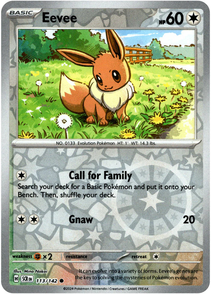 Eevee - 113/142 (Scarlet & Violet: Stellar Crown) Common - Reverse Holo