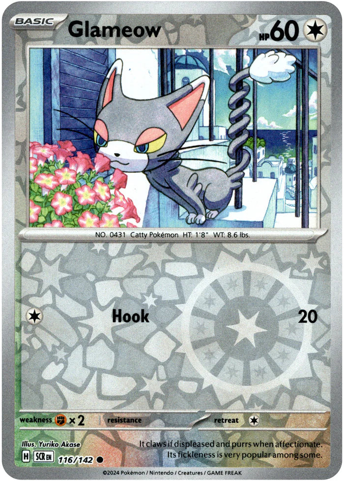 Glameow - 116/142 (Scarlet & Violet: Stellar Crown) Common - Reverse Holo