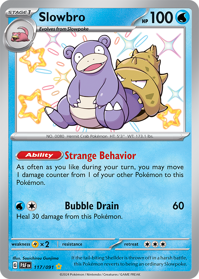 Slowbro 117/091 (Scarlet & Violet: Paldean Fates) Shiny Rare