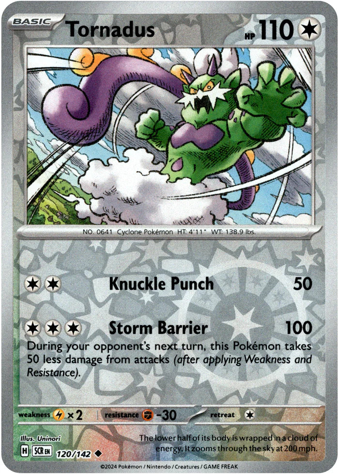 Tornadus - 120/142 (Scarlet & Violet: Stellar Crown) Uncommon - Reverse Holo