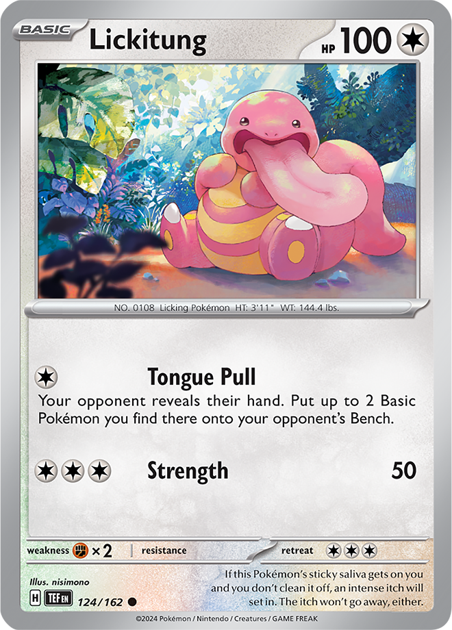 Lickitung 124/162 (Scarlet & Violet: Temporal Forces) Common