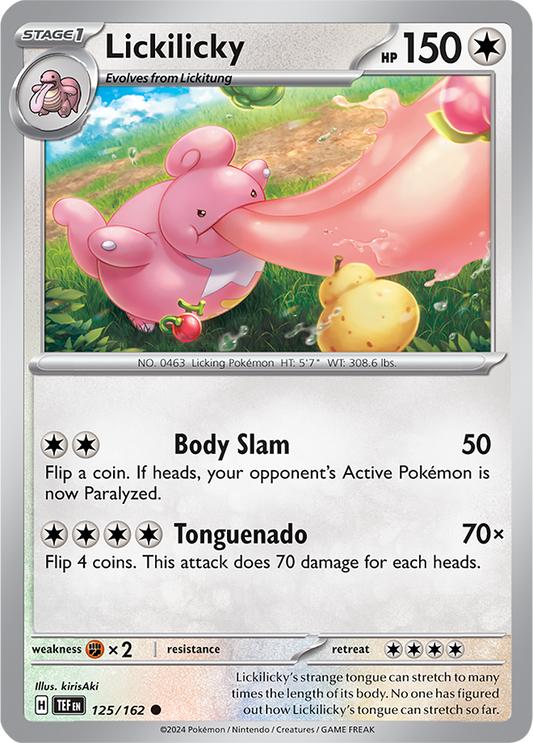 Lickilicky 125/162 (Scarlet & Violet: Temporal Forces) Common