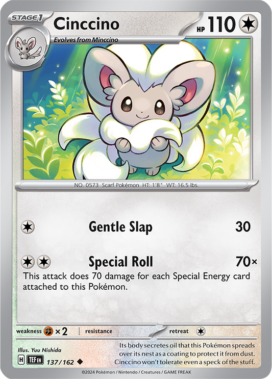 Cinccino 137/162 (Scarlet & Violet: Temporal Forces) Uncommon