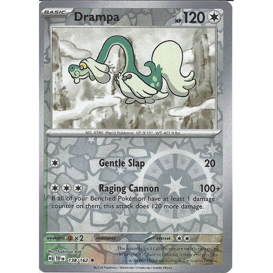 Drampa 138/162 (Scarlet & Violet: Temporal Forces) Rare - Reverse Holo