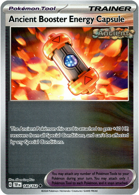 Ancient Booster Energy Capsule 140/162 (Scarlet & Violet: Temporal Forces) Uncommon - Reverse Holo