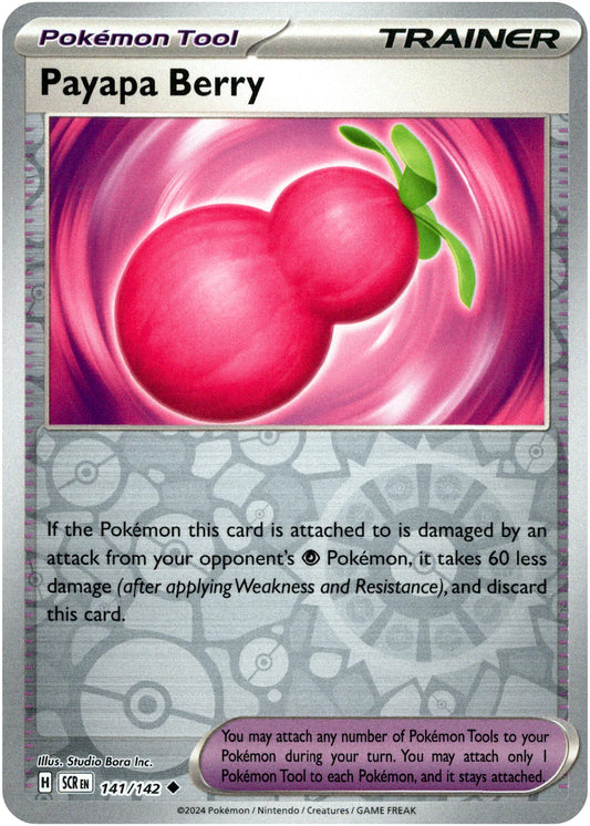 Payapa Berry - 141/142 (Scarlet & Violet: Stellar Crown) Uncommon - Reverse Holo