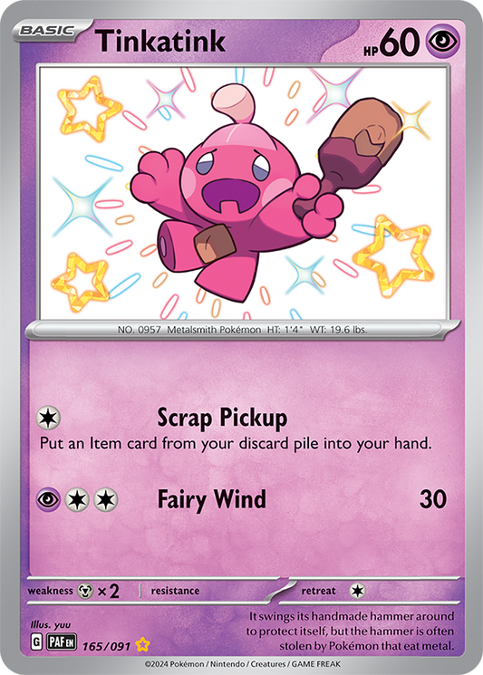 Tinkatink 165/091 (Scarlet & Violet: Paldean Fates) Shiny Rare