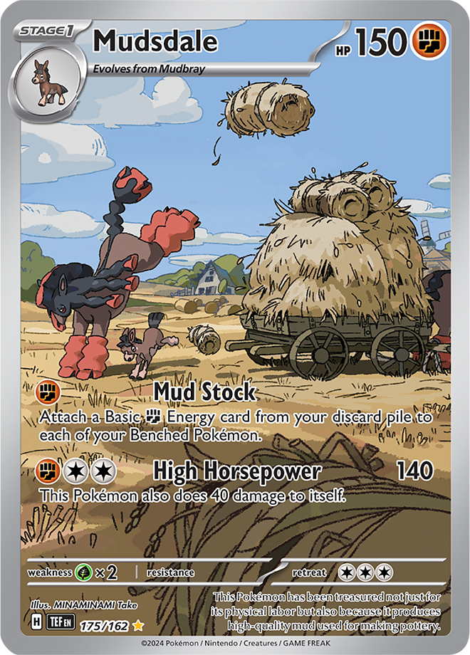 Mudsdale 175/162 (Scarlet & Violet: Temporal Forces) Illustration Rare