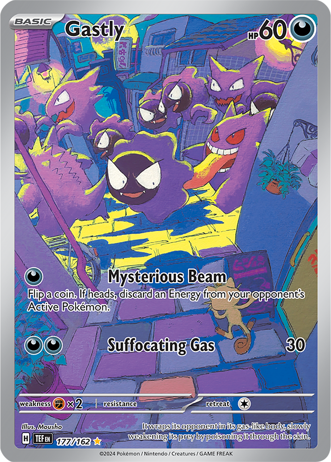 Gastly 177/162 (Scarlet & Violet: Temporal Forces) Illustration Rare