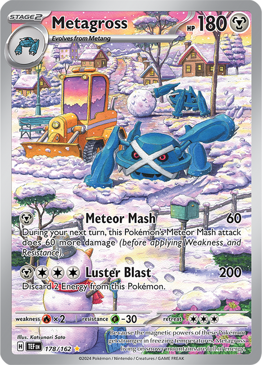 Metagross 178/162 (Scarlet & Violet: Temporal Forces) Illustration Rare