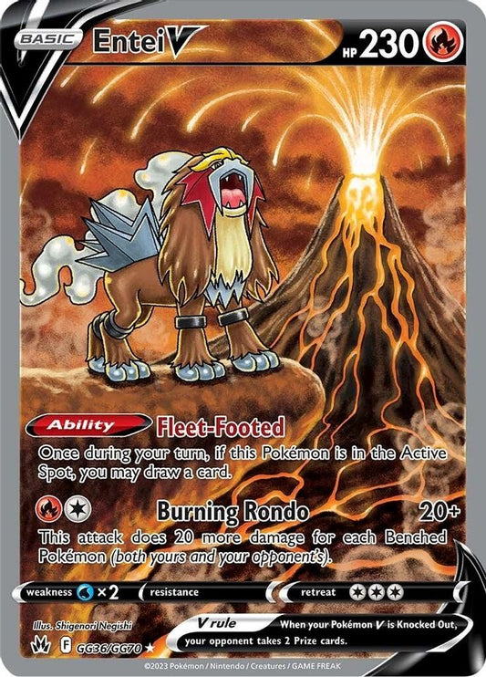 Entei V GG36/GG70 - Crown Zenith - Alternative Art / Ultra Rare